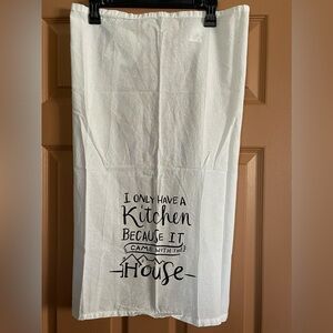Set of 2 Multi-Purpose Kitchen Towels, Made you smile Dish Towels.